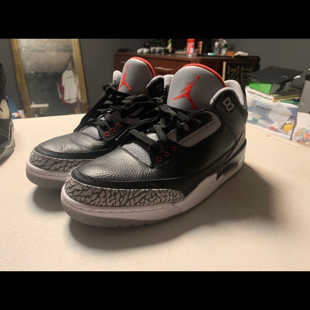 Jordan retro 3 ‘Black cements’ 100% authentic